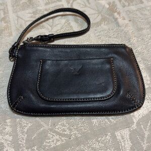 AE American Eagle Wristlet Genuine Leather